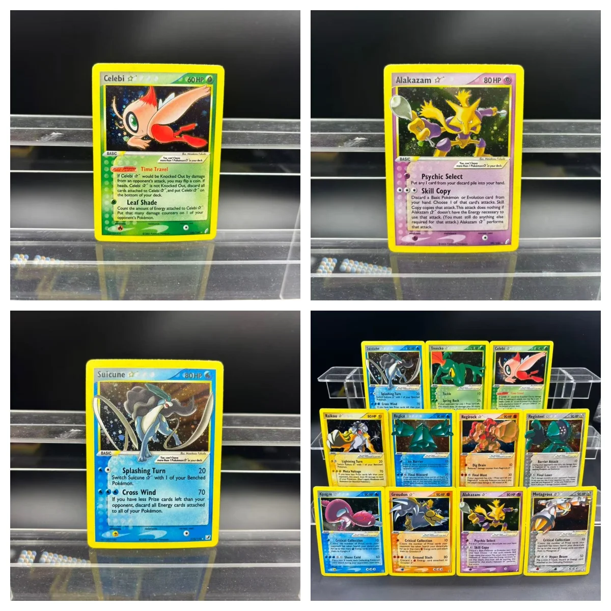 PTCG Sammelkarten DIY Star Card Celebi Treecko EN Self Made Single Card Classic Game Anime Card Geschenkspielzeug Image