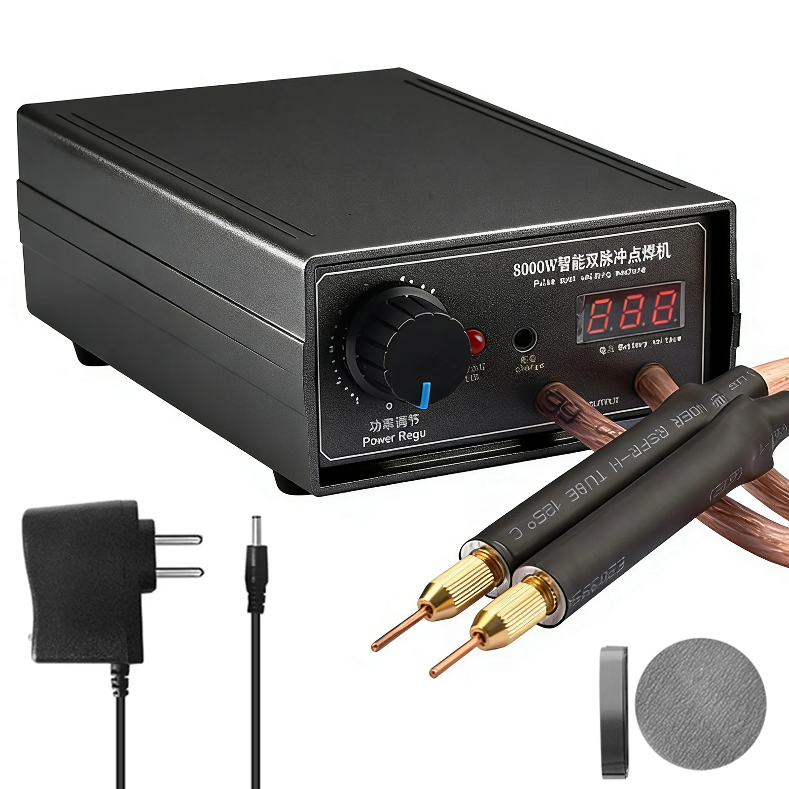 0,3 mm Nickel-Punktschweißgerät 8000 W Mini-Punktschweißgerät Tragbare Punktschweißmaschine 18650 Lithium-Batterie-Schweißgeräte ﻿ Image