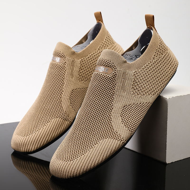 High Quality Fashion Casual Footwear Breathable Men's Running Shoes Anti slip Lightweight Man's Walking Sneakers gray 36