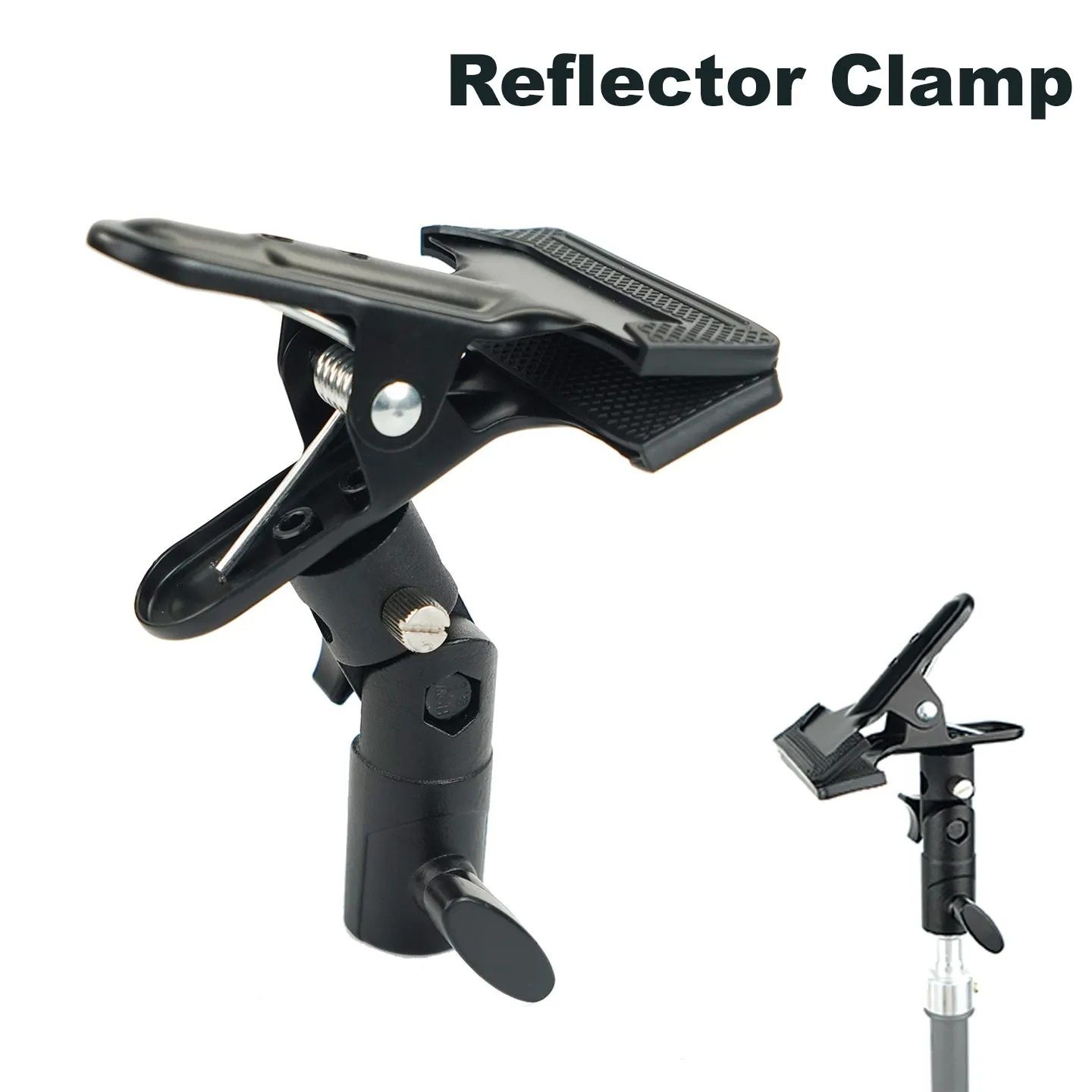 Reflector Holder Clamp With Swivel Adapter For Photography Light Stands reflector Clamp