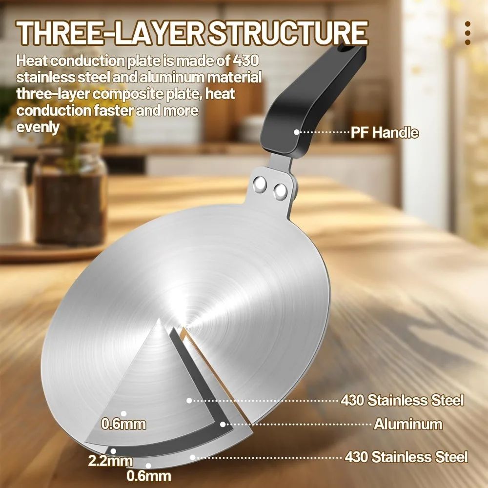 Universal Heat Diffuser & Induction Cooktop Adapter Plate For Gas & Electric Stoves Universal Heat Diffuser & Induction Cooktop Adapter Plate For Gas & Electric Stoves