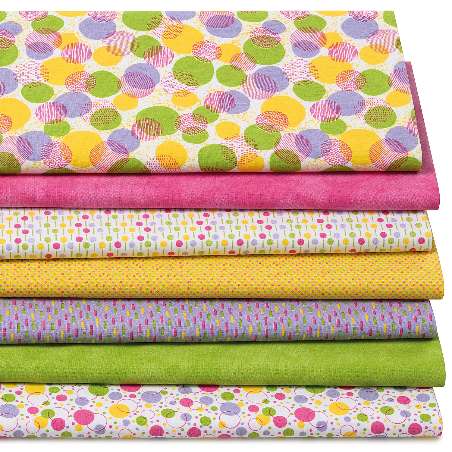 Lot patchwork "dots & stripes", multicolore, de la série "Mona