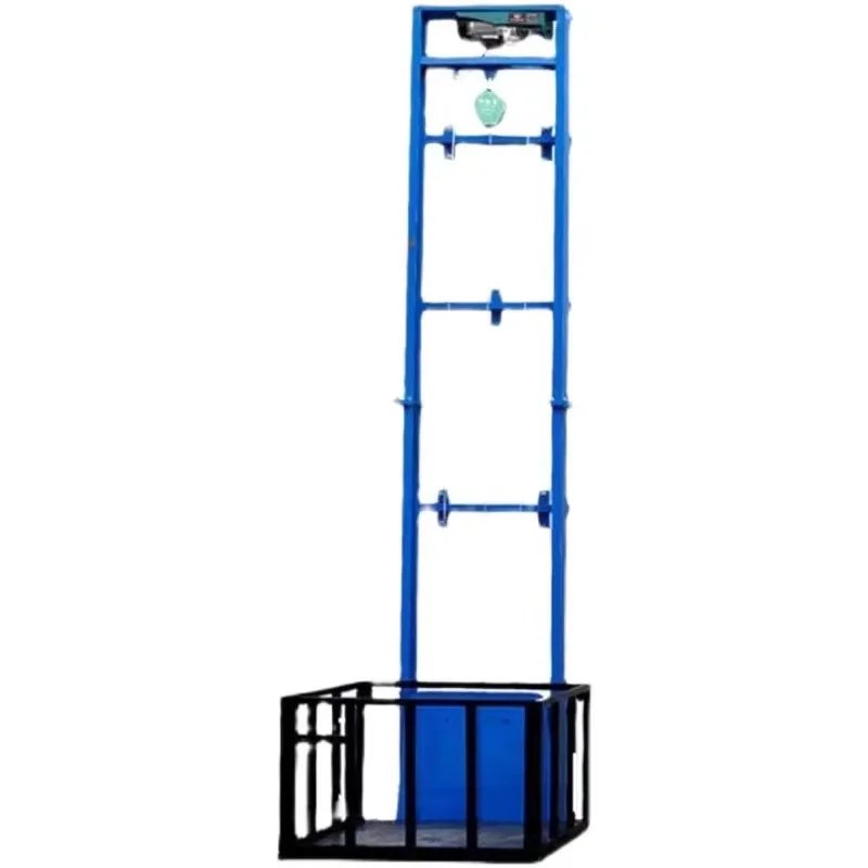 500 kg elektrischer Lastenaufzug, 2–8 m, Führungsschiene, vertikaler, ferngesteuerter Frachtaufzug für den Transport von Waren Image