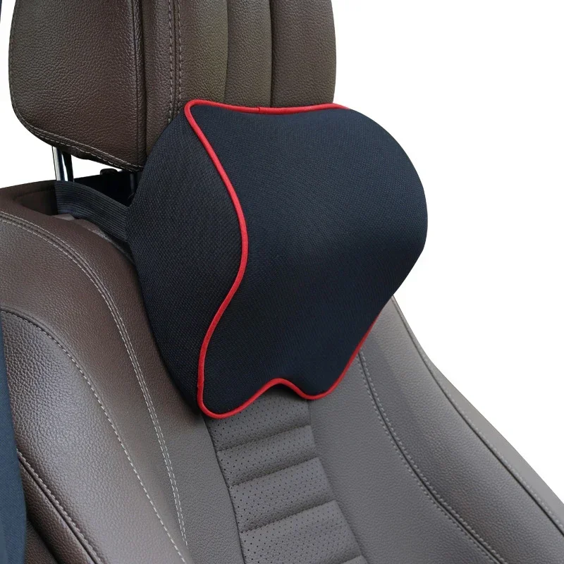 Universal Memory Foam Auto Hals Kopfstütze Kissen Einstellbare Auto Sitz Kopf Unterstützung für Benz Komfort Reise Zubehör Image