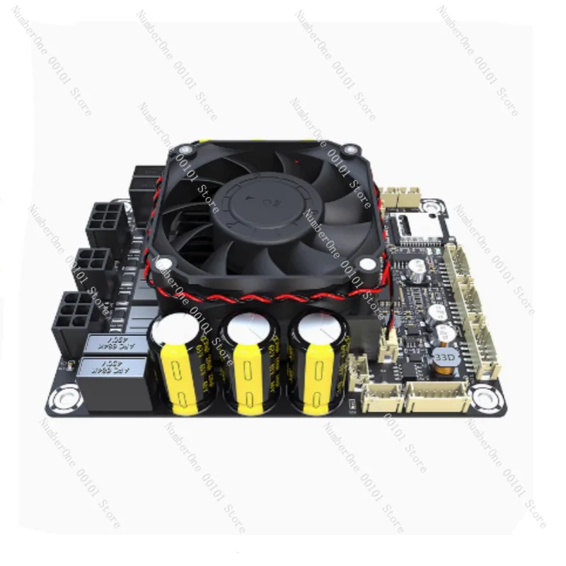 4X100W Bluetooth-Leistungsverstärkerplatine 5.0 mit ADAU1701 DSP-Unterstützung 4.0/2 1/2.0 bis zu 200W Image