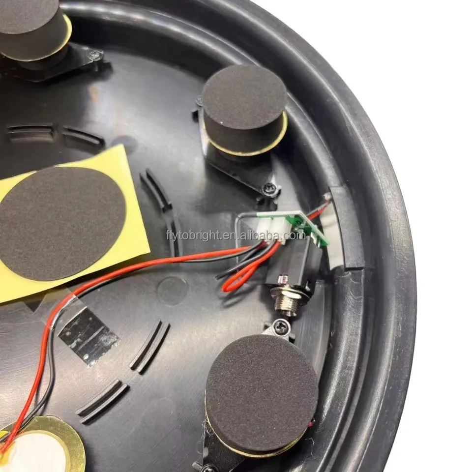 10/12/14/16 Zoll interne Plattenablage, 6-Kegel-Schaumbaugruppen mit 6,3-mm-Klinkenstecker, Snare Tom, Akustik-zu-Elektro-E-Drum-Trigger Image