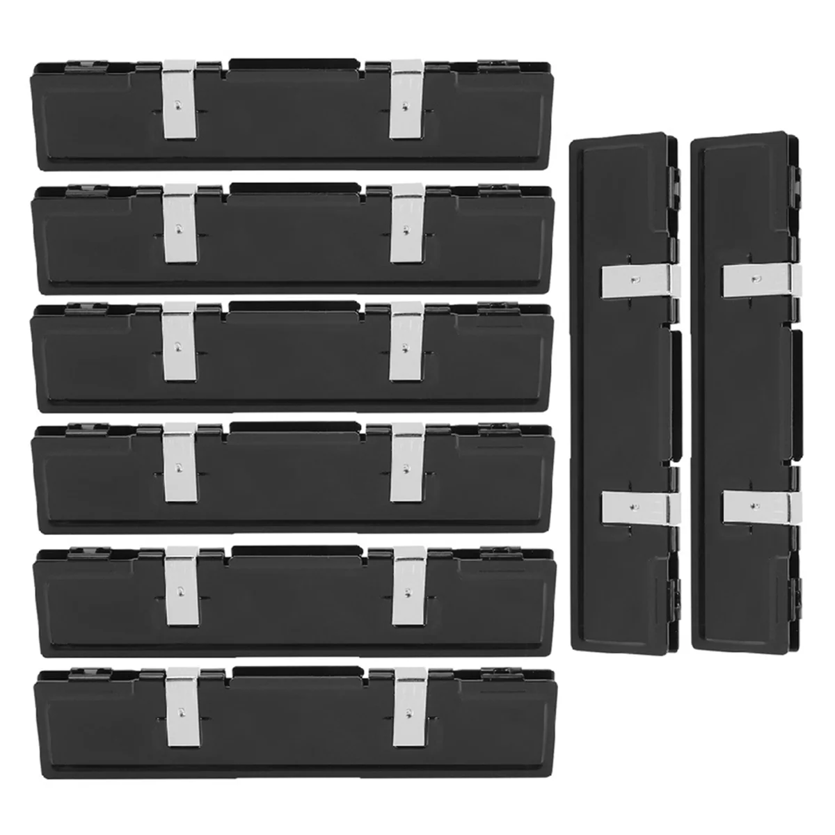 ABEZ 8 Stück Aluminium PC Speicher Kühlkörper Shim Spreader Kühler Kühlung für DDR RAM Speicher Desktop Speicher Kühler DDR2 DDR3 DDR4 Image