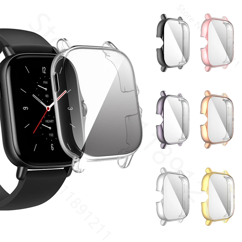 Custodia protettiva in TPU per Amazfit GTS 2/2e/3/4 Custodia protettiva per schermo per Huami Amazfit Bip U/GTS 2 Mini Watch Protezione Shell