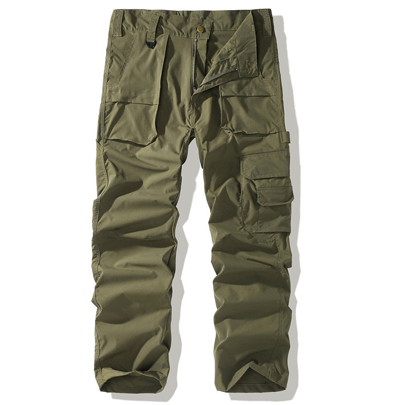 Men's Cargo Pants Trousers Multi Pocket Flap Pocket Solid Color Camouflage Windproof Comfort Daily Outdoor Holiday Streetwear Stylish Yellow camouflage Army Green