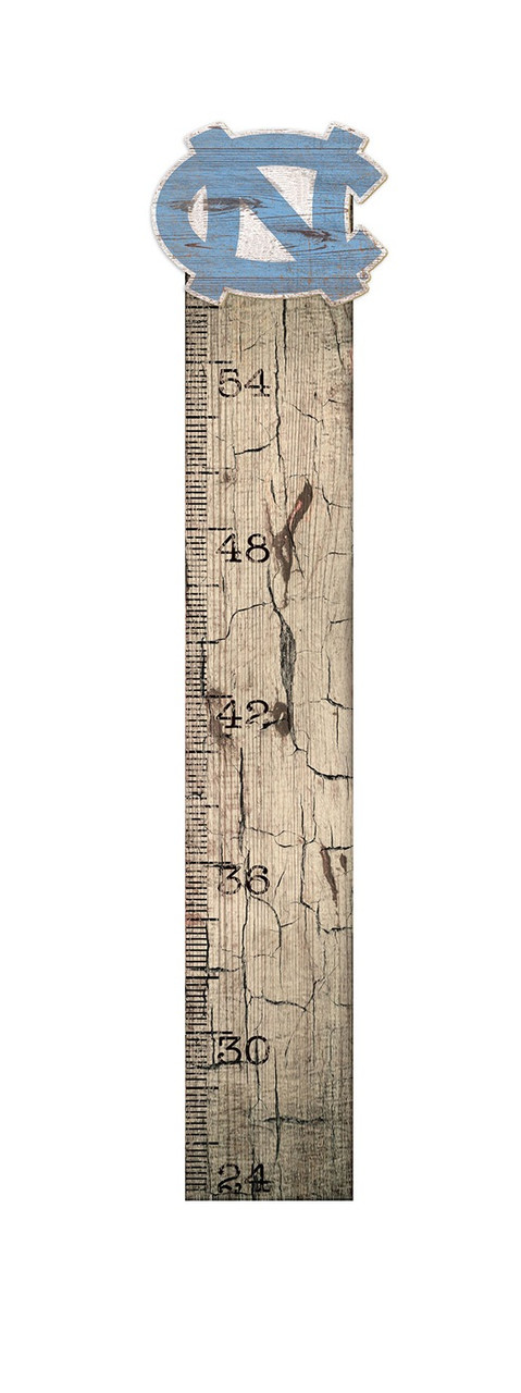 North Carolina Tar Heels Growth Chart Sign