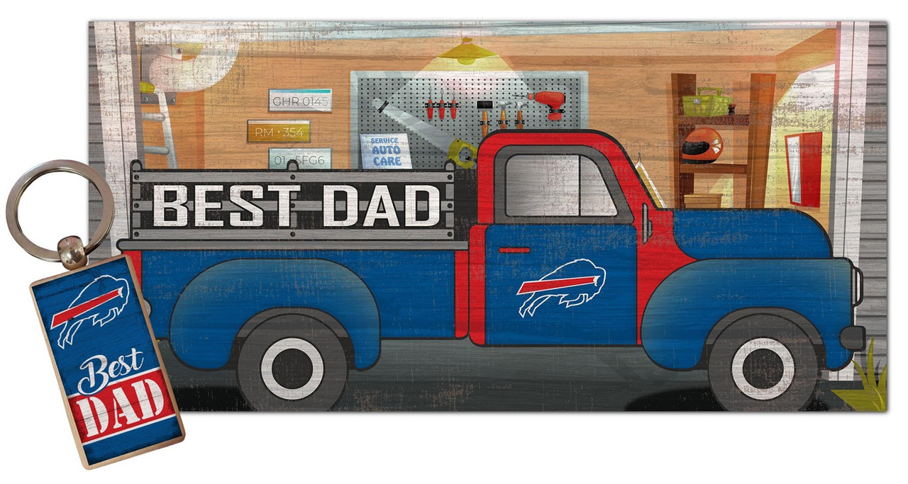 Buffalo Bills Best Dad Key Chain Combo Set