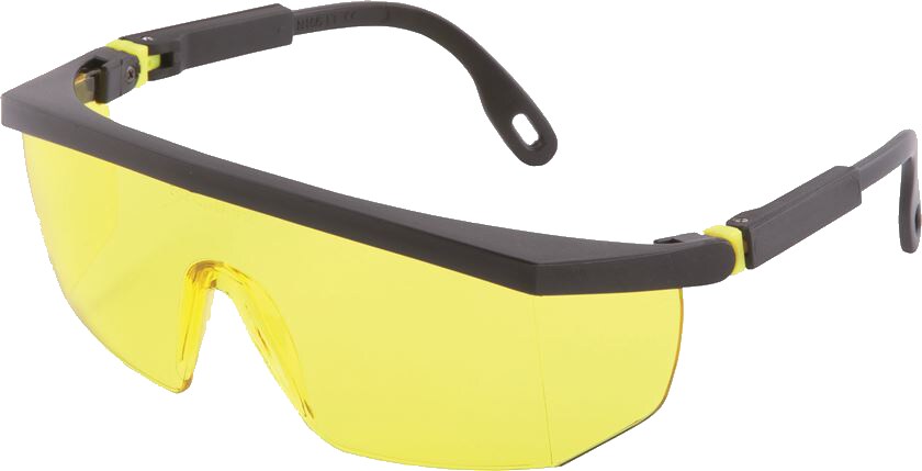 ARDON Schutzbrille V10 Gelb - Kontrastverstärkend, EN166 zertifiziert, Aufhellend, Polycarbonat Image