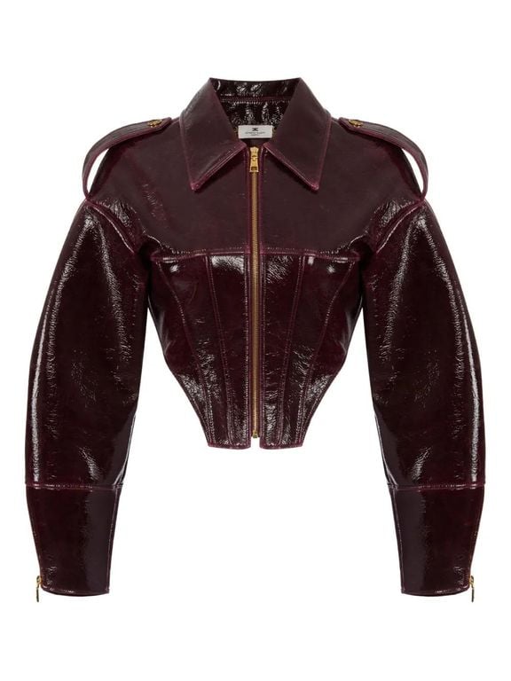 Corset Jacket - Red - Elisabetta Franchi Jackets