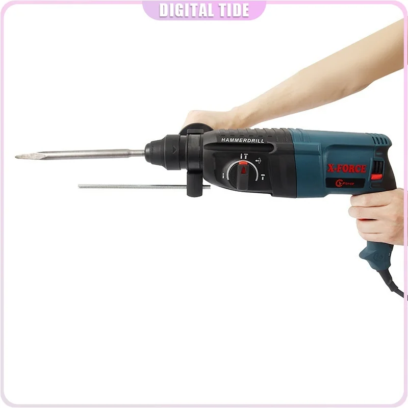 Martello Piccone Trapano Utensile elettrico tre in uno Trapano a percussione ad alta potenza multifunzione leggero Grado domestico e industriale 220V