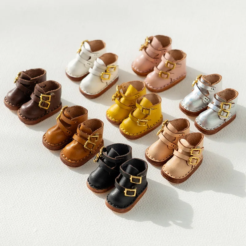 Ob22 Ob24 Rindsleder Candy Mode Schuhe Süße Blyth Puppe High Top Stiefel für Licca Azones YMY 22 24 Körper Puppe Zubehör