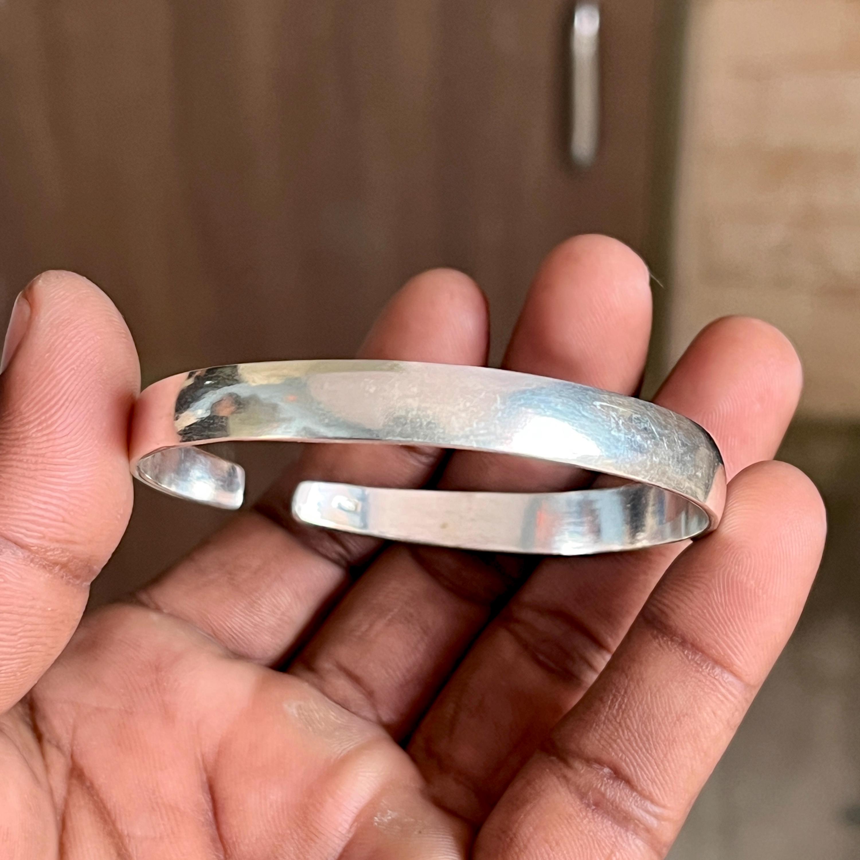 Bracciale in argento sterling 925, bracciale fatto a mano, bracciale da donna, bracciale regolabile, bracciale importante, bracciale delicato, braccia