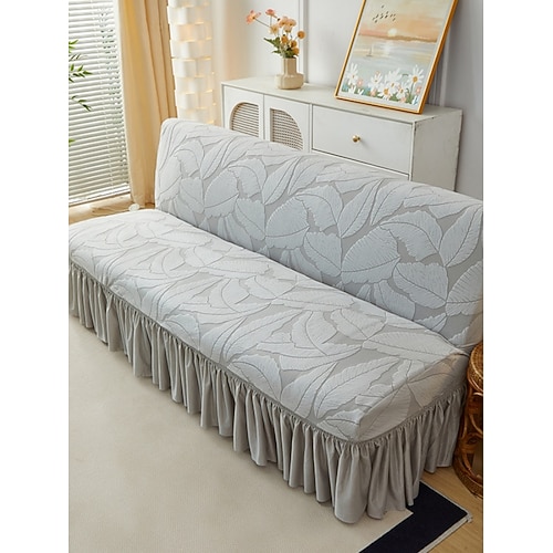 Hochelastischer Jacquard-Samt-Sofabezug im Rockstil, faltbarer, armloser Couchüberzug für Wohnzimmer, ideal als Geschenk für Einsteiger. Image