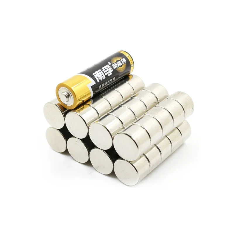 15 x 8 mm, leistungsstarke Magnete, 15 mm x 8 mm, runder Magnet, 15 x 8 mm, für Heimkühlschränke, Büros, Heimwerken, 15 x 8 mm