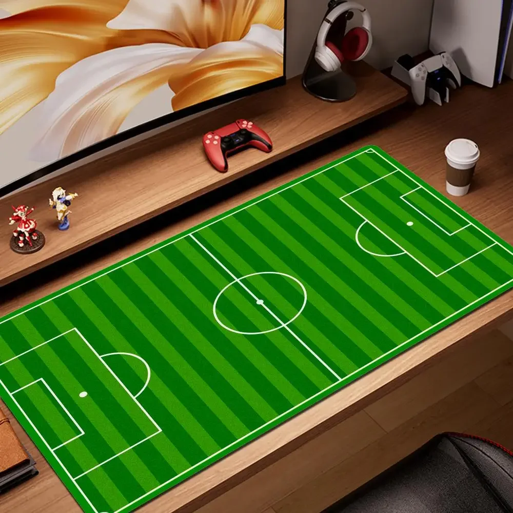 Fußball Schreibtisch Pad Fußballplatz Gaming Mousepad Personalisieren Schreibtisch Matte Tastatur Pad Große Schreibtisch Pad Xxl Gamer Mousemat Fußball Geschenk Image