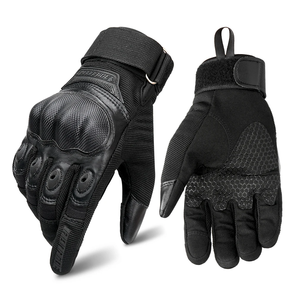 Motorradhandschuhe, verschleißfest, kratzfest, rutschfest, Offroad-Motorradhandschuhe, taktischer Outdoor-Handschuh, Reitausrüstung Image