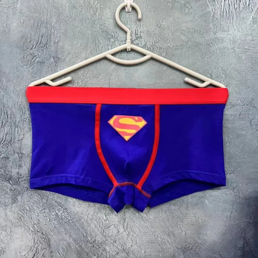Slip sportivi da uomo Cartoon stampato Slip intimo da uomo Pantaloncini sexy Mutandine da uomo Traspirante Slip elastico maschile Mutande da uomo