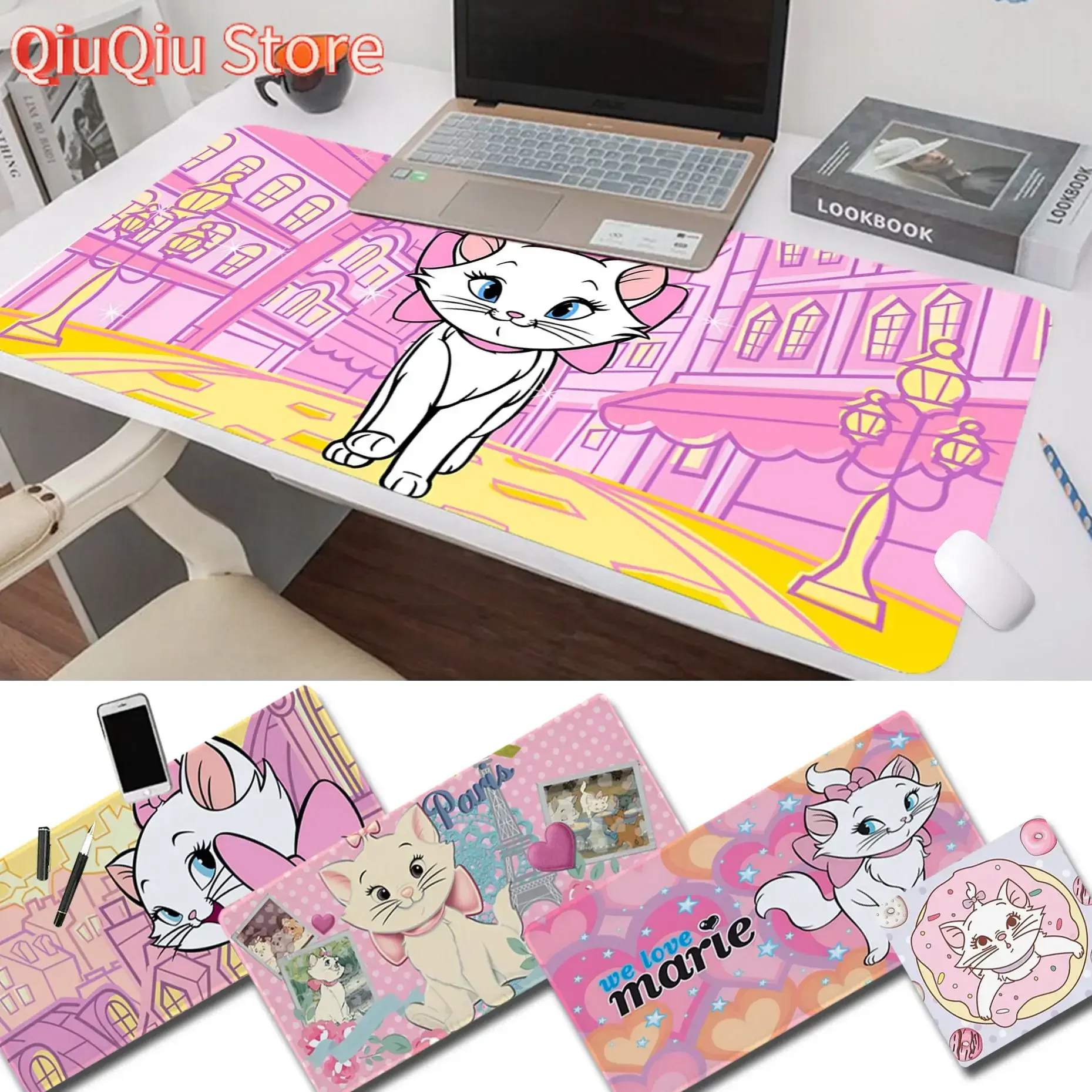 Disney Marie Katze Auf Lager Große Größen DIY Custom Maus Pad Matte Größe Für Spiel Tastatur Pad Für Gamer