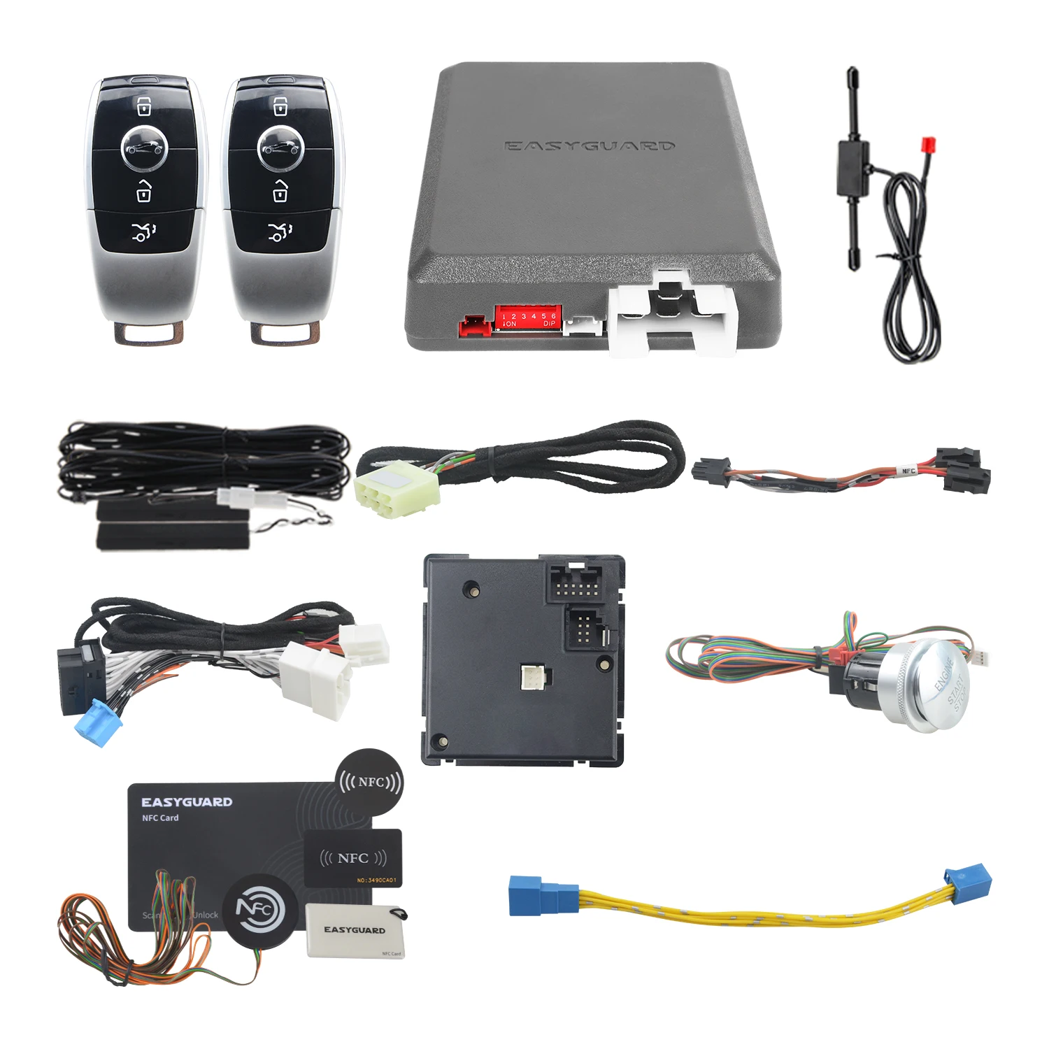 EASYGUARD Plug & Play PKE Fernstarter NFC passend für 16-22 Benz W447 V-Klasse (V250 V250L V260 V260L)/ 16-22 Vito/ 16-22 Metris Image