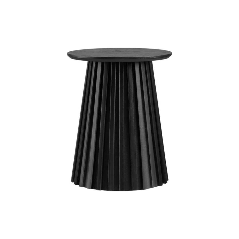 Table d'appoint chêne noir ø40 cm