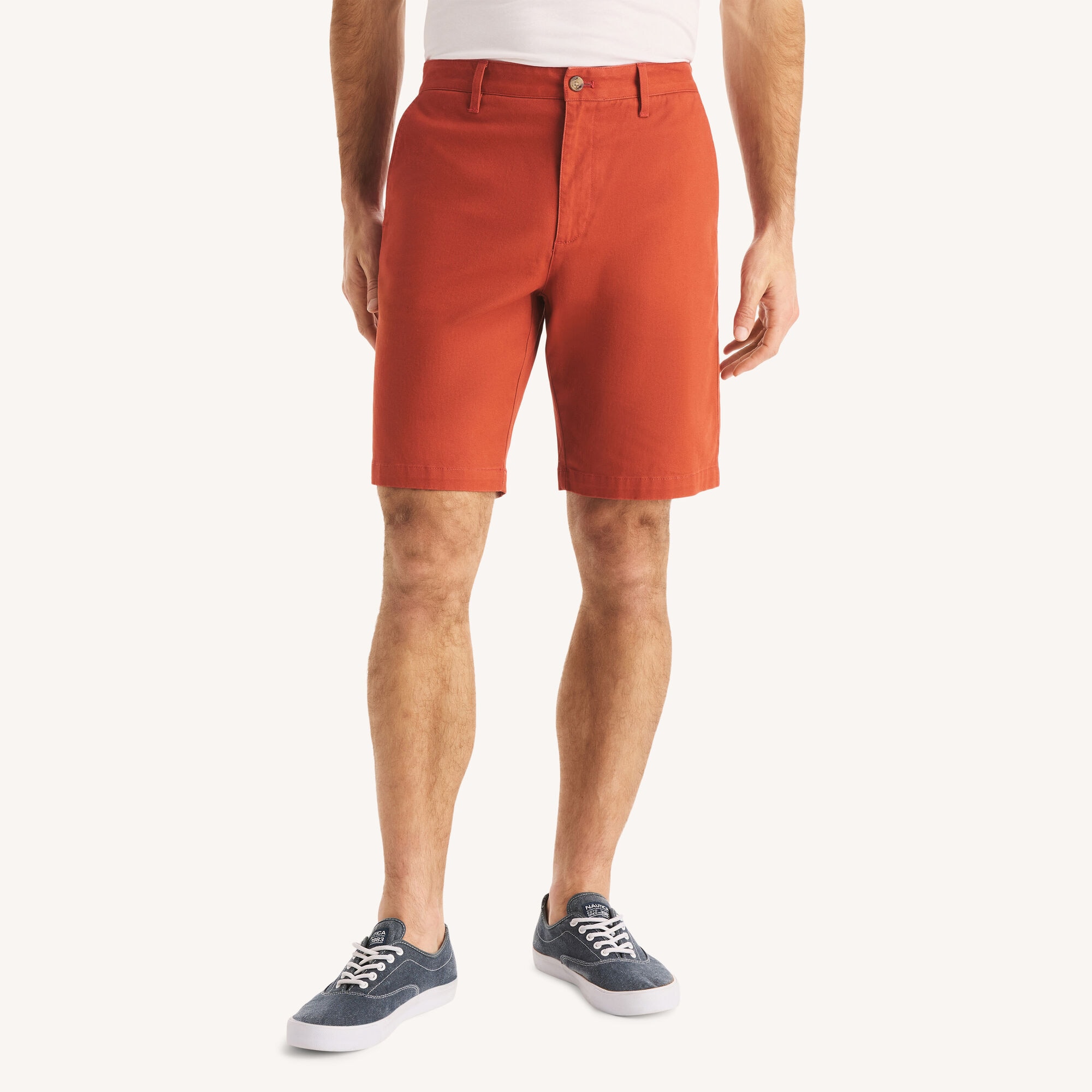 Nautica Men's 10" Stretch Deck Short 817 (Coral Reef Heather), 40W