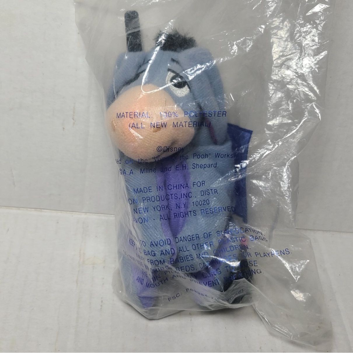 Disney Cell Phones & Accessories | 2 Vintage Avon Eeyore Cell Phone Holder New Sealed Plush 2001 1 Sealed 1 Opened | Color: Blue | Size: Os
