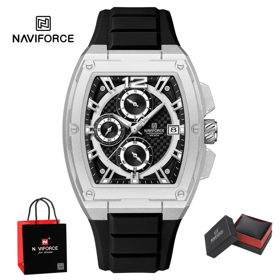 NAVIFORCE montre de Sport de luxe étanche pour hommes montre-bracelet d