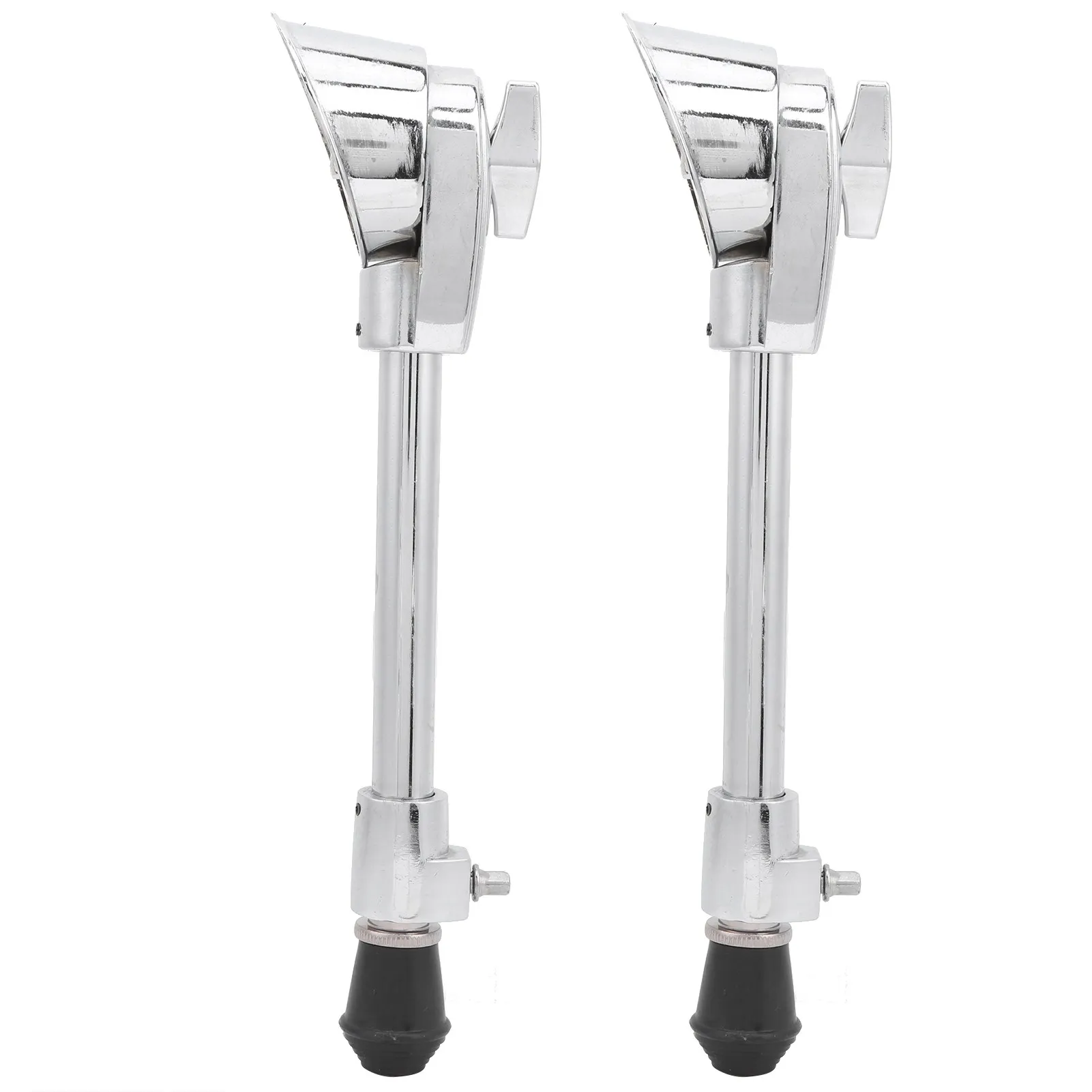 2 Stück Bass Drum Kit Beine Sporen Stütz halterung Musik instrument Repal cement Teile Image