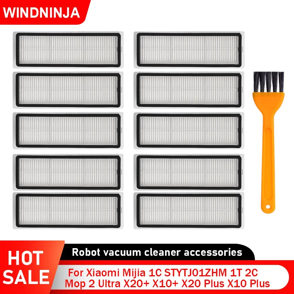 HEPA-Filter für Xiaomi X20+ X10+ X20 Plus X10 Plus Mijia 1C STYTJ01ZHM 1T 2C Mop 2 Ultra Roboter Vakuum Teile Filter Ersatz Image