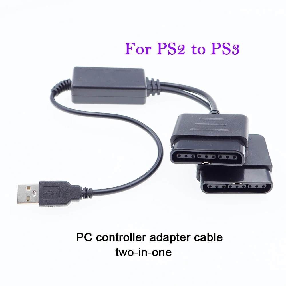 1PC Zwei-in-eins PC Controller Konverter Adapter Kabel Für PS2 zu PS3 und USB zu PS2/PS3 Controller Adapter