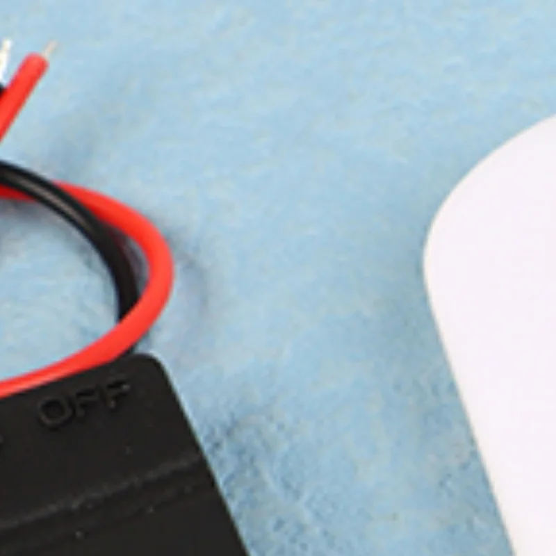 5Pcs Knopfzellen Batterie Halter Fall Abdeckung Mit EIN-AUS Schalter Führt Draht Batterie Box Einzelnen Dual slots Image