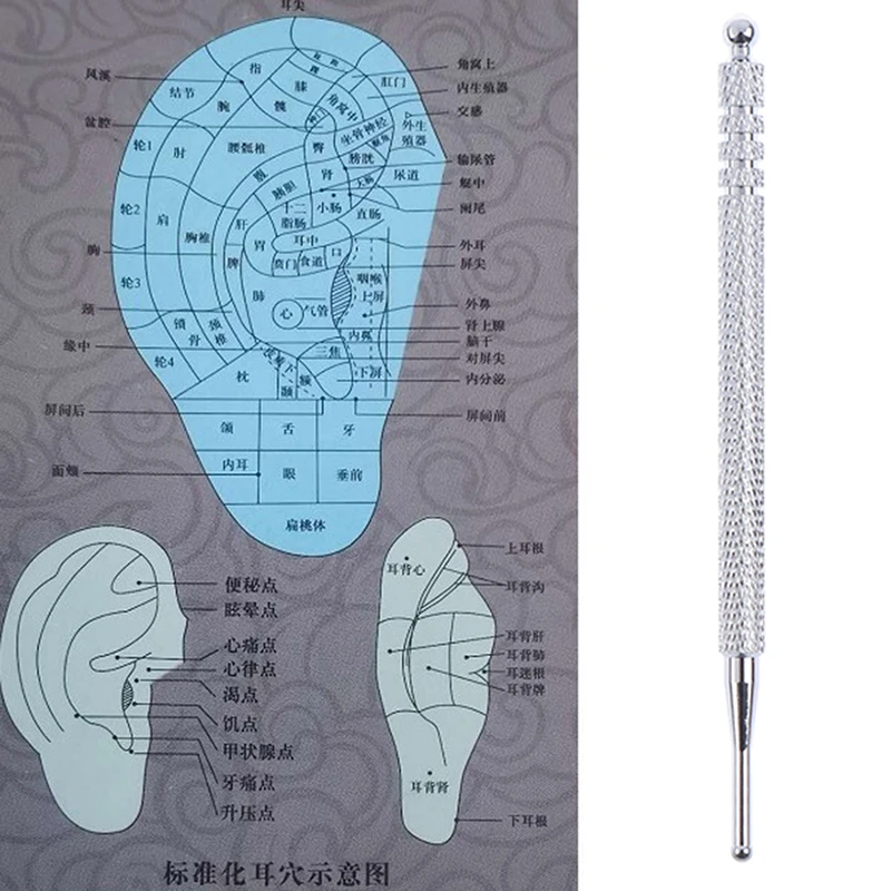 Ohren Akupunktur Punkt Sonde Massage-Tool schmerzloses leichtes tragbares Akupunktur-Erkennungs stift Gesichts reflex zonen massage Werkzeug
