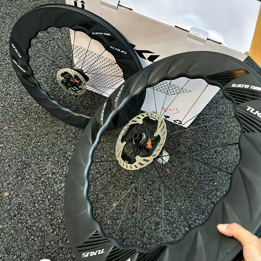 Ruote in Carbonio TUKUS C88NEO, Ratchet 36T, Profondità 88mm, Raggi in Acciaio, Set Ruote in Fibra di Carbonio 700C, Freno a Disco, Ruote da Corsa per Bici da Strada