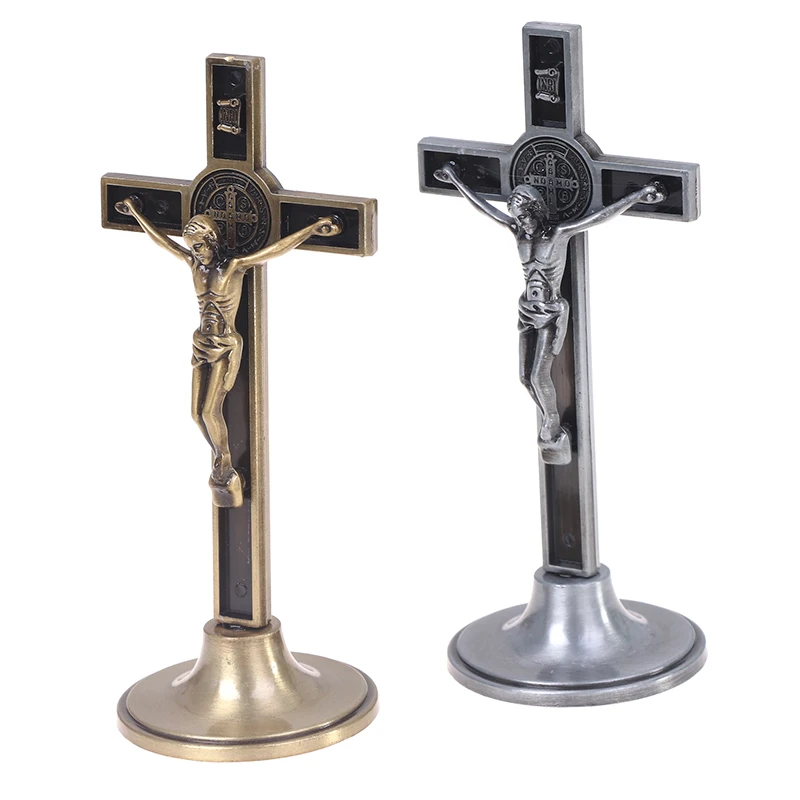 Kirchen relikte Jesus auf dem Stand Kreuz Wand Kruzifix antike Haupt kapelle Dekor 1pc