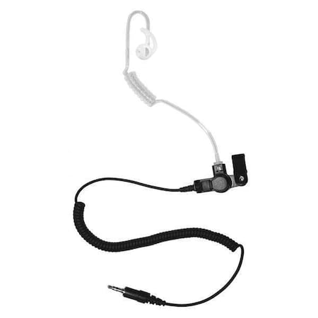 EARPHONE CONNECTION EP1013XC Long Tube Listen Only Earpiece,Black