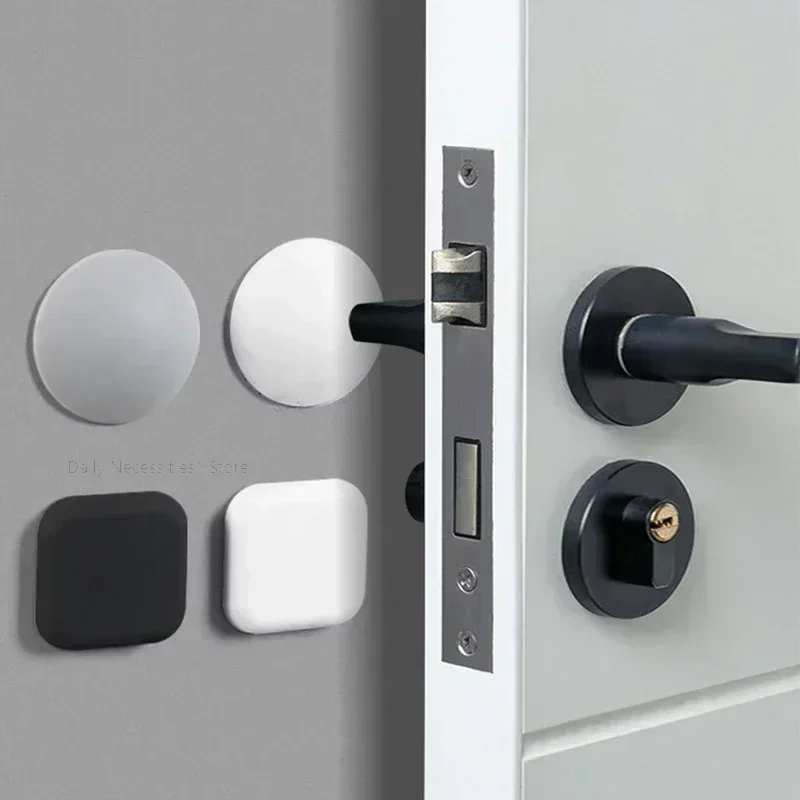1-5Pcs Tür Stopper Puffer Türgriff Selbst-klebe Silica Gel Hause Hardwares Schalldämpfer Sicherheit Sicherheit Produkte stoppt Stopper Image