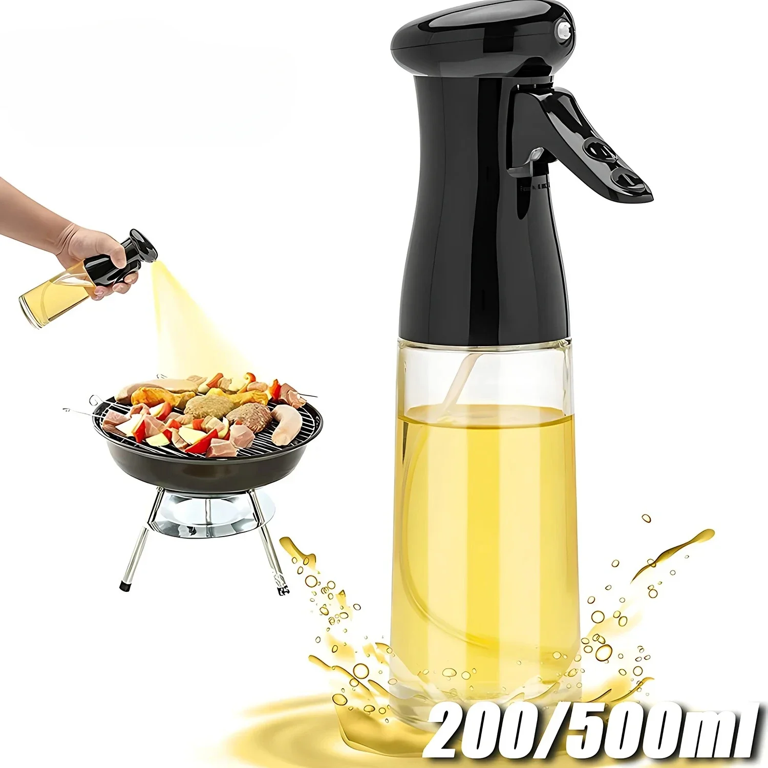Küche Gewürz Shaker Bar Hause Öl Camping Spray Kochen Utensilien Esszimmer Gadgets Distributor Backen Flasche Garten Werkzeuge Salz