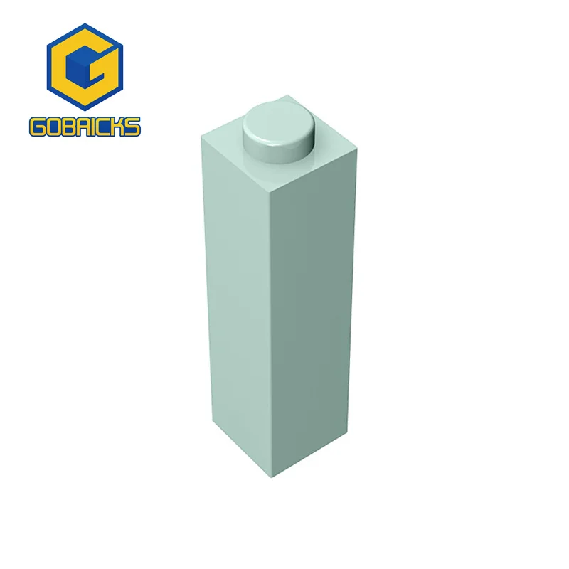 Gobricks 10 Stück MOC-Steine baut Partikel zusammen 14716 1 x 1 x 3 für Bausteine, Ziegel, Großmodell, pädagogisches High-Tech-Ersatzspielzeug Image