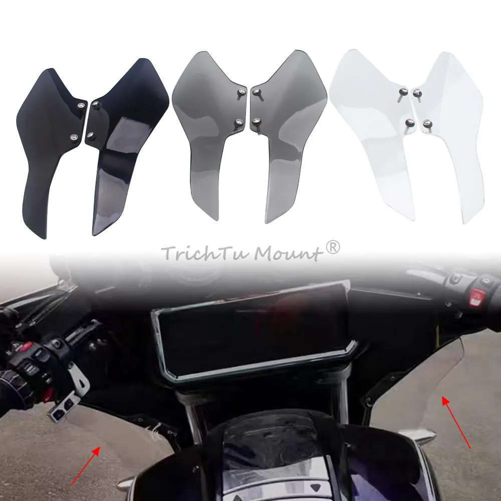 Motorrad Seite Verkleidung Windschutzscheibe Windabweiser Bein Schutz Für BMW R18 R18B Bagger R18 Transcontinental 2021-2024 Image