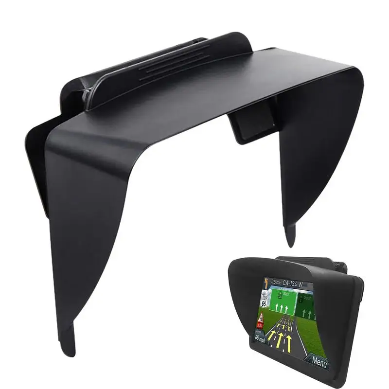 GPS Sun Shade Cover Sun Protection And Anti-UV Anti-reflective Universal GPS Navigator Sunshade For 6 And 7 Inches GPS
