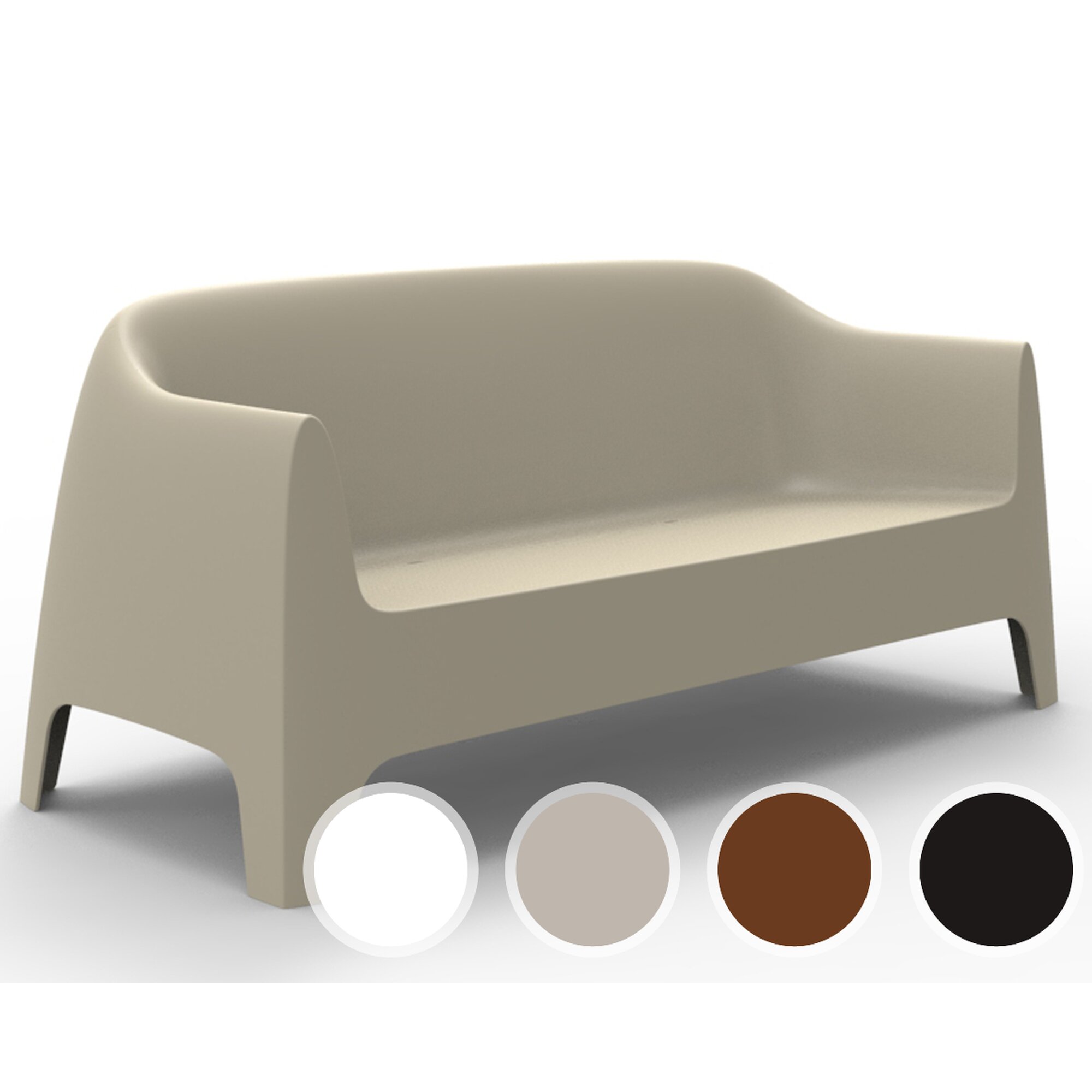 Vondom »SOLID« Outdoor Sofa – erhältlich in 4 Farben Image