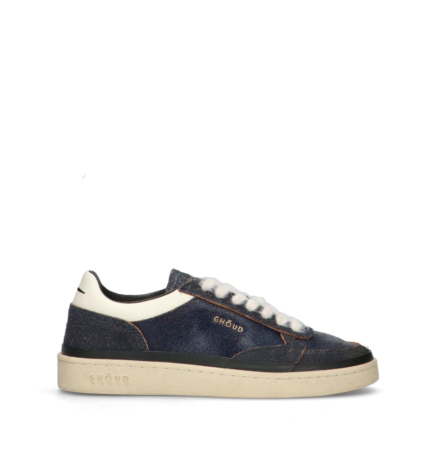 GHOUD Sneaker uomo blu in pelle