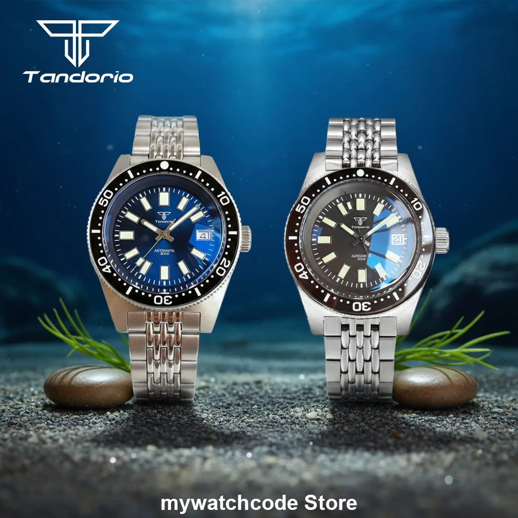 Neue 62mas Style wasserdichte mechanische Automatikuhr für Herren Miyota8215/PT5000 Uhrwerk AR gewölbtes Saphirglas Sports Steel Image