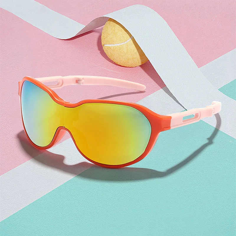 2025, Sonnenbrille für Jungen und Mädchen, Outdoor, winddicht und Sonnenschutz, Sonnenbrille, Sonnenbrille für Kinder, tragbar, faltbar Image