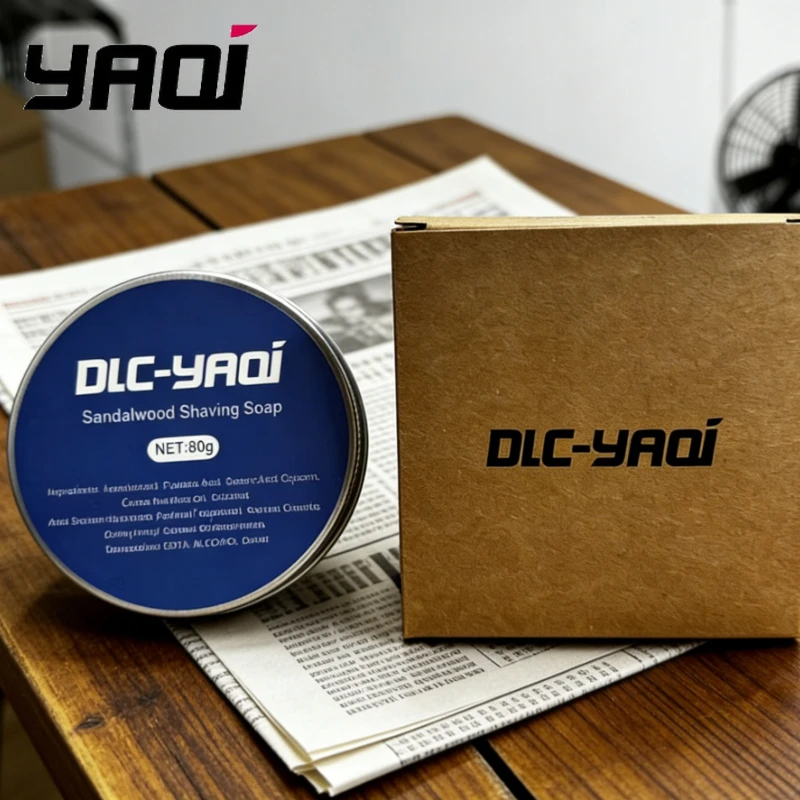 Rasierseife YAQI 80g Herren-Rasierseife – Pflege unverzichtbar für glattes, bequemes Rasiermesser-Rasur-Weihnachtsgeschenk Image