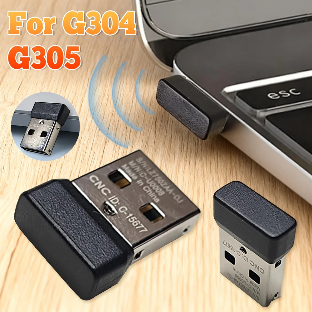 Für G304/G305 Lightspeed Wireless Gaming Maus USB Dongle Empfänger 2,4 Ghz Drahtlose Maus Empfänger Adapter Image